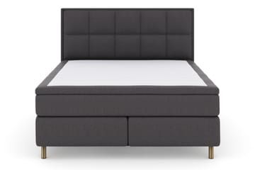 Select No 6 Komplett Sängpaket 210x210 Fast Latex/Memory - Mörkgrå/Koppar - Möbler - Säng - Komplett sängpaket