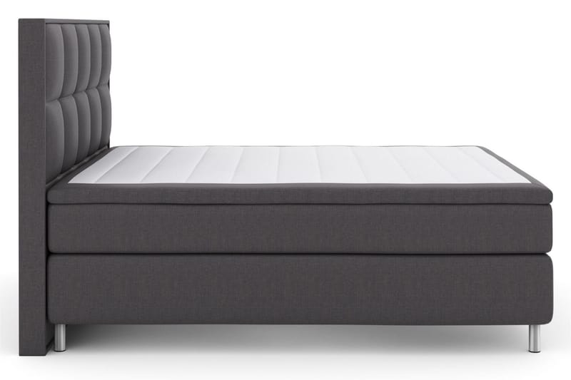 Select No 6 Komplett Sängpaket 210x210 Fast Latex/Memory - Mörkgrå/Metall - Möbler - Säng - Komplett sängpaket