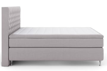 Select No 6 Komplett Sängpaket 210x210 Fast Memory/Pocket - Ljusgrå/Silver - Möbler - Säng - Komplett sängpaket
