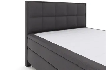 Select No 6 Komplett Sängpaket 210x210 Fast Memory/Pocket - Mörkgrå/Silver - Möbler - Säng - Komplett sängpaket