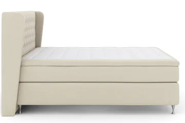 Select No 6 Komplett Sängpaket 210x210 Fast Watergel - Beige/Silver - Möbler - Säng - Komplett sängpaket
