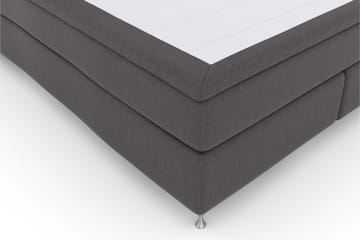 Select No 6 Komplett Sängpaket 210x210 Fast Watergel - Mörkgrå/Silver - Möbler - Säng - Komplett sängpaket