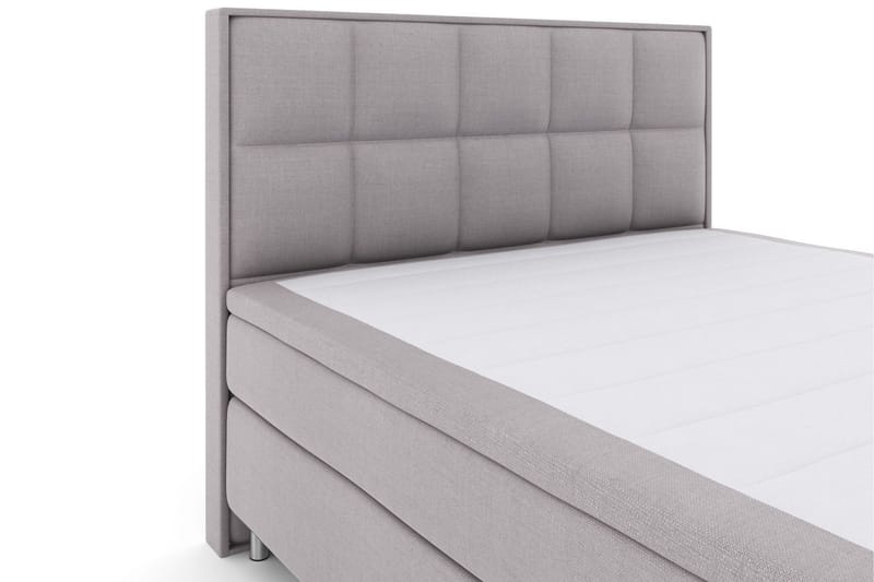 Select No 6 Komplett Sängpaket 210x210 Fast/Medium Watergel - Ljusgrå/Metall - Möbler - Säng - Komplett sängpaket
