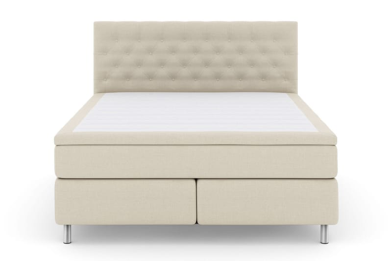 Select No 6 Komplett Sängpaket 210x210 F/M Memory/Pocket - Beige/Metall - Möbler - Säng - Komplett sängpaket