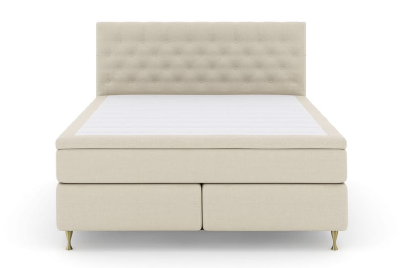 Select No 6 Komplett Sängpaket 210x210 Medium Latex/Memory - Beige/Guld - Möbler - Säng - Komplett sängpaket