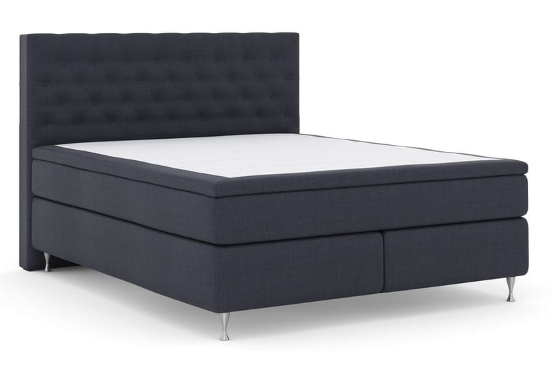Select No 6 Komplett Sängpaket 210x210 Medium Latex/Memory - Blå/Silver - Möbler - Säng - Komplett sängpaket