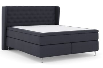 Select No 6 Komplett Sängpaket 210x210 Medium Latex/Memory - Blå/Silver - Möbler - Säng - Komplett sängpaket