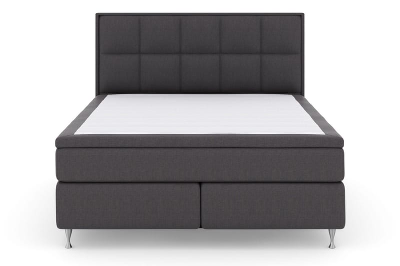 Select No 6 Komplett Sängpaket 210x210 Medium Latex/Memory - Mörkgrå/Silver - Möbler - Säng - Komplett sängpaket