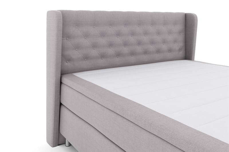 Select No 6 Komplett Sängpaket 210x210 Medium Watergel - Ljusgrå/Metall - Möbler - Säng - Komplett sängpaket