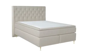 Select No 6 Kontinentalsäng 180x200 Fast Latex/Memory - Beige/Guld - Möbler - Säng - Kontinentalsäng