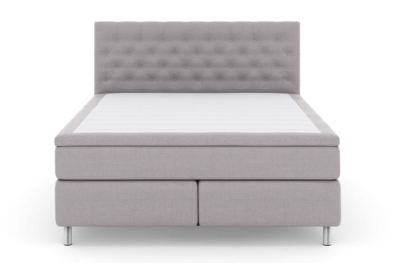 Select No 6 Kontinentalsäng 180x200 Fast/Medium Watergel - Ljusgrå/Metall - Möbler - Säng - Kontinentalsäng