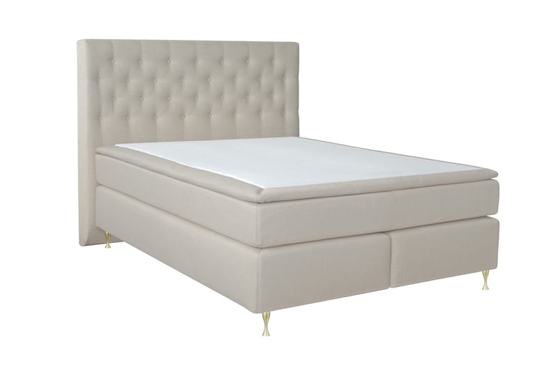 Select No 6 Kontinentalsäng 180x200 F/M Memory/Pocket - Beige/Guld - Möbler - Säng - Kontinentalsäng