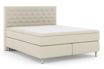 Select No 6 Kontinentalsäng 180x200 Medium Memory/Pocket - Beige/Metall - Möbler - Säng - Kontinentalsäng