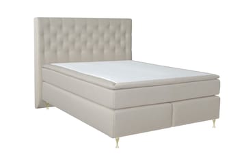 Select No 6 Kontinentalsäng 210x210 Fast Latex/Memory - Beige/Guld - Möbler - Säng - Kontinentalsäng
