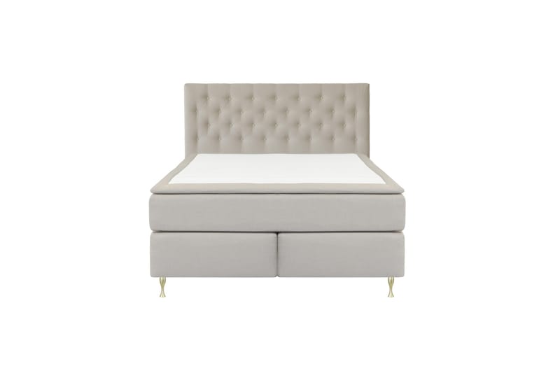 Select No 6 Kontinentalsäng 210x210 Fast Memory/Pocket - Beige/Guld - Möbler - Säng - Kontinentalsäng
