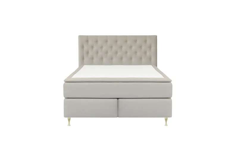 Select No 6 Kontinentalsäng 210x210 Fast/Medium Latex/Memory - Beige/Guld - Möbler - Säng - Kontinentalsäng