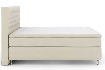 Select No 6 Kontinentalsäng 210x210 Fast/Medium Latex/Memory - Beige/Silver - Möbler - Säng - Kontinentalsäng