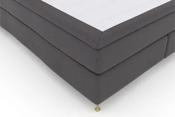 Select No 6 Kontinentalsäng 210x210 Fast/Medium Watergel - Mörkgrå/Guld - Möbler - Säng - Kontinentalsäng