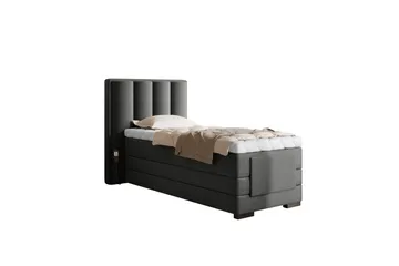 Banti Ställbar Kontinentalsäng 90x200 cm - Grå - Möbler - Säng - Ställbara sängar