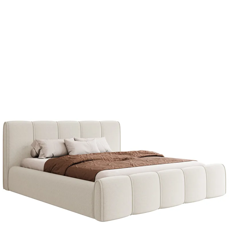 Varlinor Sängram 200x200 cm med Förvaring - Vit - Möbler - Säng - Sängram & sängstomme