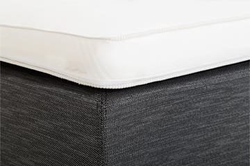 Viken Ramsäng med Sänggavel 120x200 cm i Tyg med Fasthetsgrad Fast - Grå - Möbler - Säng - Enkelsäng