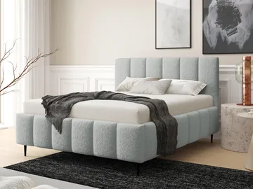 Vinvik Sängram med förvaring 160x200 cm - grå - Möbler - Säng - Sängram & sängstomme