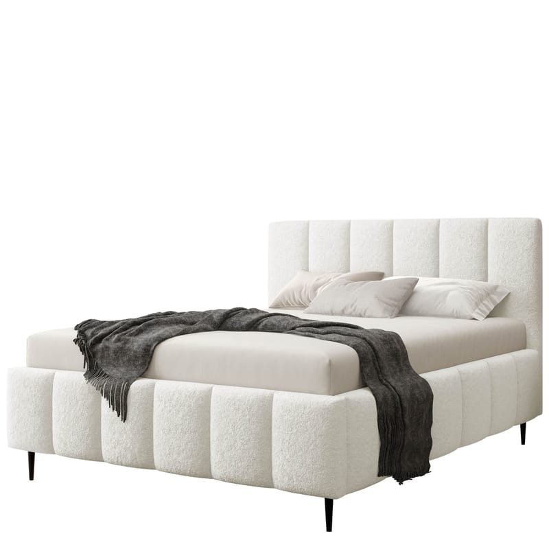 Vinvik Sängram med förvaring 180x200 cm - vit - Möbler - Säng - Sängram & sängstomme
