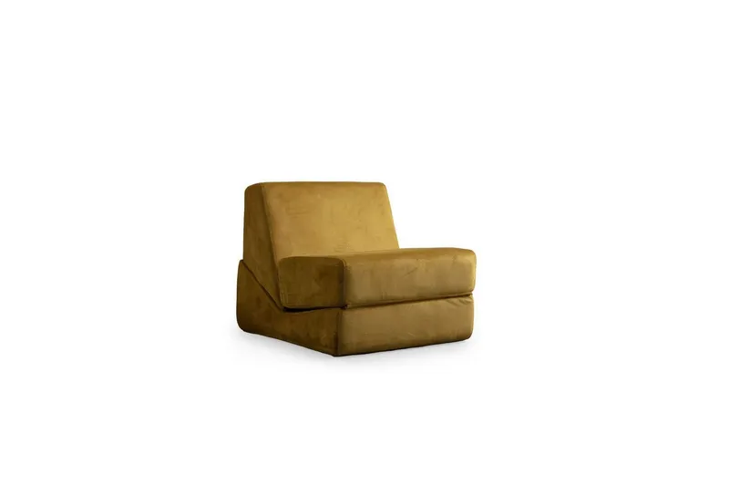 1-sits bäddsoffa Dorielton Bäddbar Senapsgul, Senapsgul