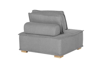 1-sitssoffa Tibro Grå, ljust trä - Grå - Möbler - Soffa - Modulsoffor - Mittmodul