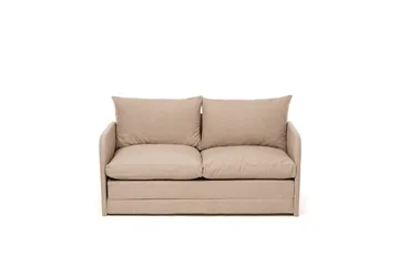 2-sits bäddsoffa Rubby (128 x 70 x 66 cm) Beige - Beige - Möbler - Soffa - Bäddsoffa