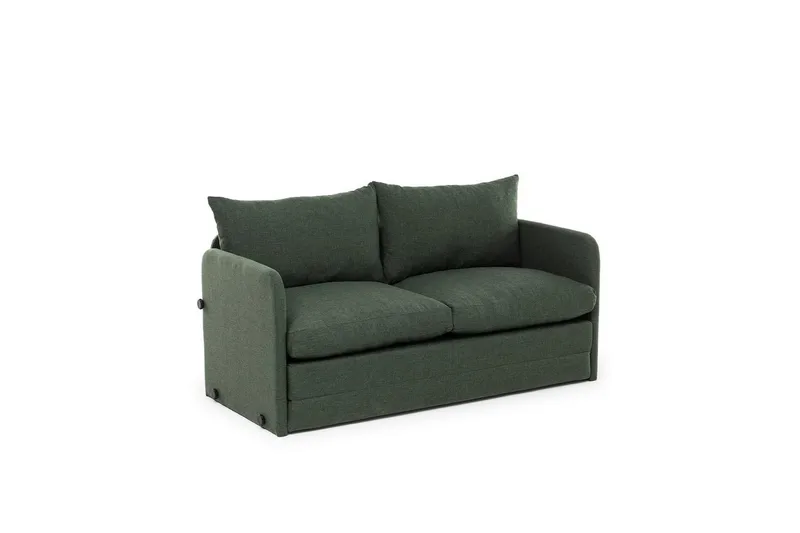 2-sits bäddsoffa Rubby (128 x 70 x 66 cm) Grön, Grön