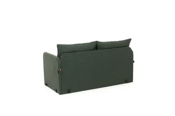2-sits bäddsoffa Rubby (128 x 70 x 66 cm) Grön - Grön - Möbler - Soffa - Bäddsoffa