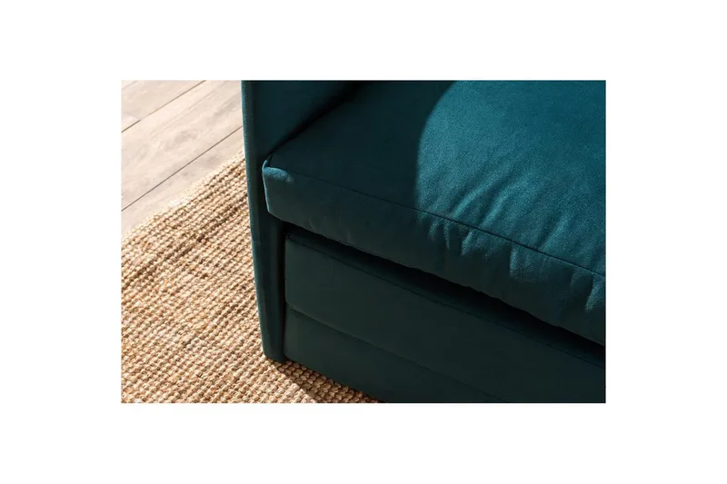 2-sits bäddsoffa Rubby (128 x 70 x 66 cm) Petrolgrön - Petrolgrön - Möbler - Soffa - Bäddsoffa
