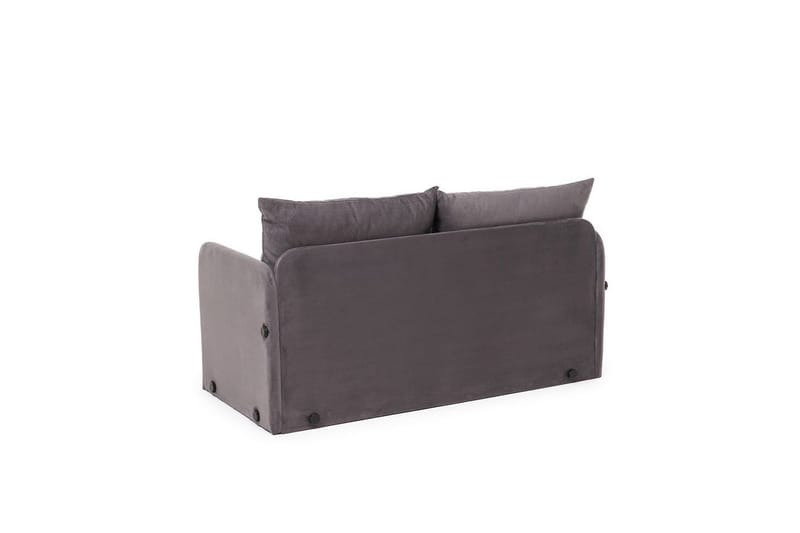 2-sits bäddsoffa Rubby (148 x 70 x 66 cm) Grå - Grå - Möbler - Soffa - Bäddsoffa