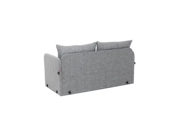 2-sits bäddsoffa Rubby (148 x 70 x 66 cm) Ljusgrå - Ljusgrå - Möbler - Soffa - Bäddsoffa
