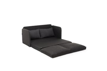 2-sits bäddsoffa Rubby (148 x 70 x 66 cm) Mörkgrå - Mörkgrå - Möbler - Soffa - Bäddsoffa