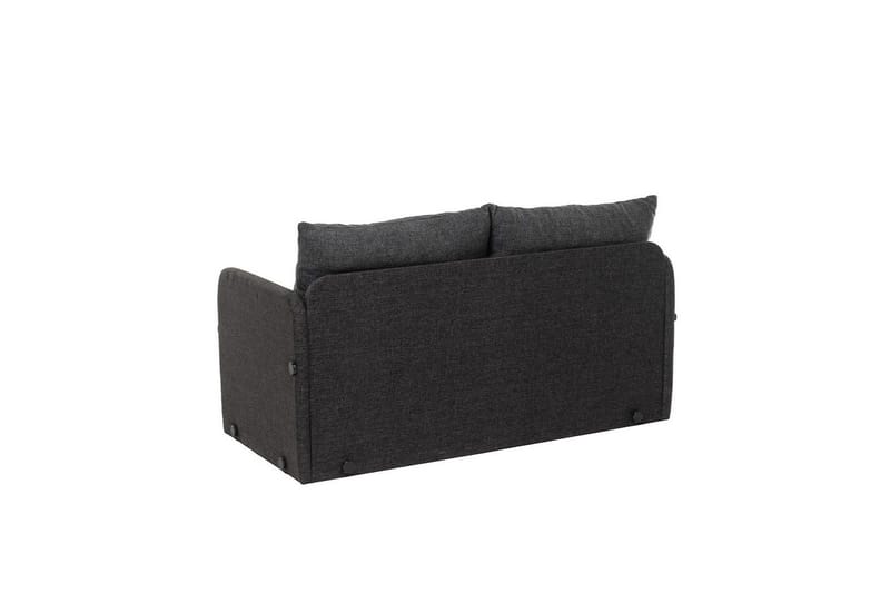 2-sits bäddsoffa Rubby (148 x 70 x 66 cm) Mörkgrå - Mörkgrå - Möbler - Soffa - Bäddsoffa