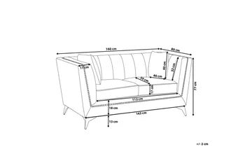 Gaula Soffa 2-4 Sits - Blå - Möbler - Soffa - 2 sits soffa