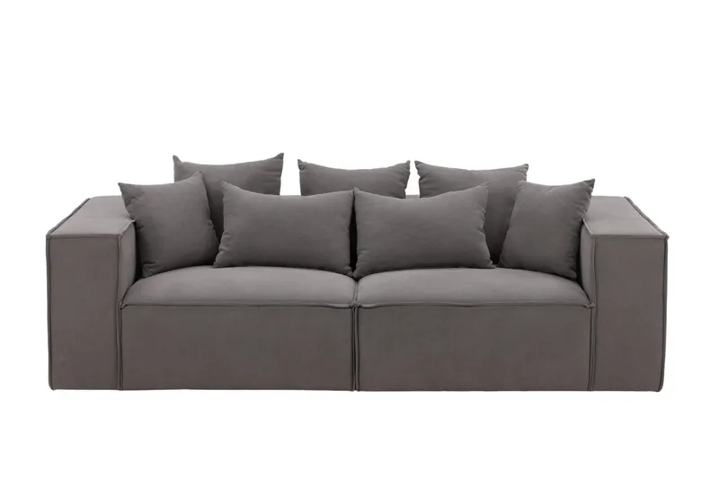 Gillholmen Soffa 2-sits, Svart/Grå