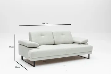 Kitimat Soffa 2-sits - Vit - Möbler - Soffa - 2 sits soffa