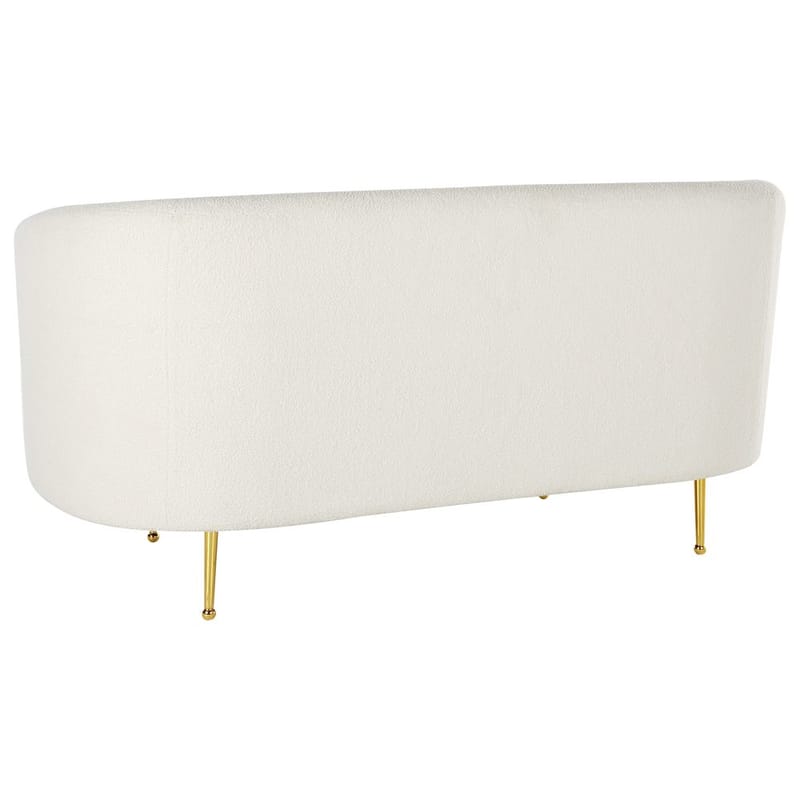 2-sits soffa Loen - Vitt, guld - Möbler - Soffa - 2 sits soffa