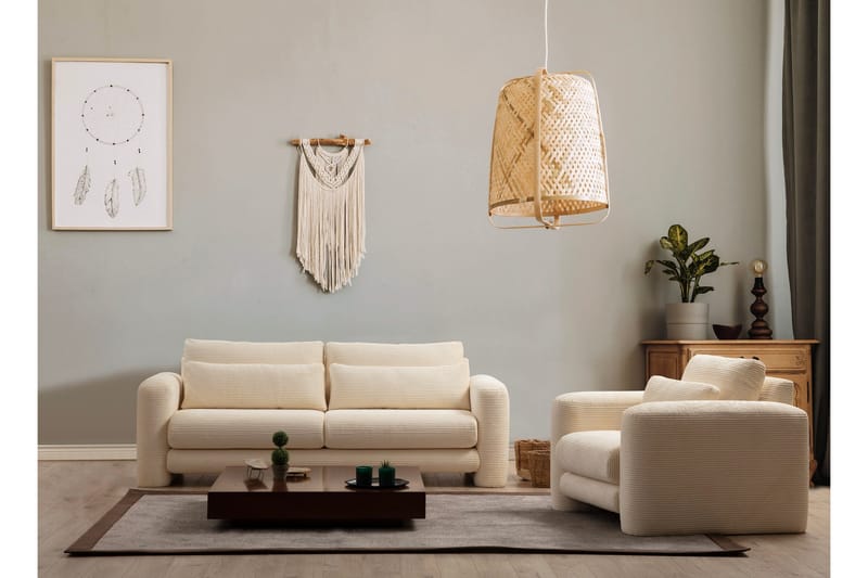 Makhan Soffa 2-sits - Beige - Möbler - Soffa - 2 sits soffa
