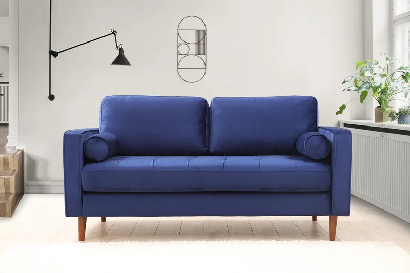 Mirrilnesh Soffa 2-sits - Marinblå - Möbler - Soffa - 2 sits soffa