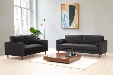 Mirrilnesh Soffa 2-sits - Svart - Möbler - Soffa - 2 sits soffa
