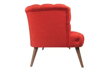 Monroew 2-sits Soffa - Röd/Natur - Möbler - Soffa - 2 sits soffa