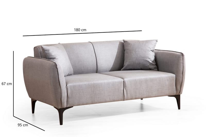 Rossland Soffa 2-sits - Grå - Möbler - Soffa - 2 sits soffa