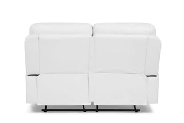 Rovik 2-sits Djup Reclinersoffa 146 cm i Konstläder - Vit - Möbler - Soffa - 2 sits soffa