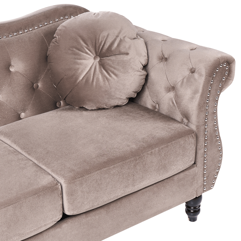 2-sits soffa Skien - Taupe - Möbler - Soffa - 2 sits soffa