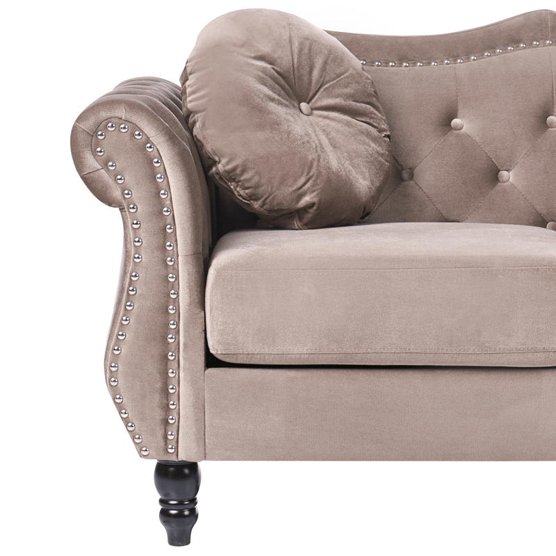 2-sits soffa Skien - Taupe - Möbler - Soffa - 2 sits soffa