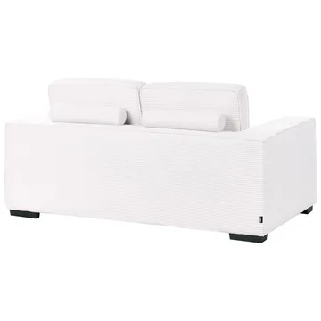 2-sits soffa Vikran - Vit, Svart - Möbler - Soffa - 2 sits soffa